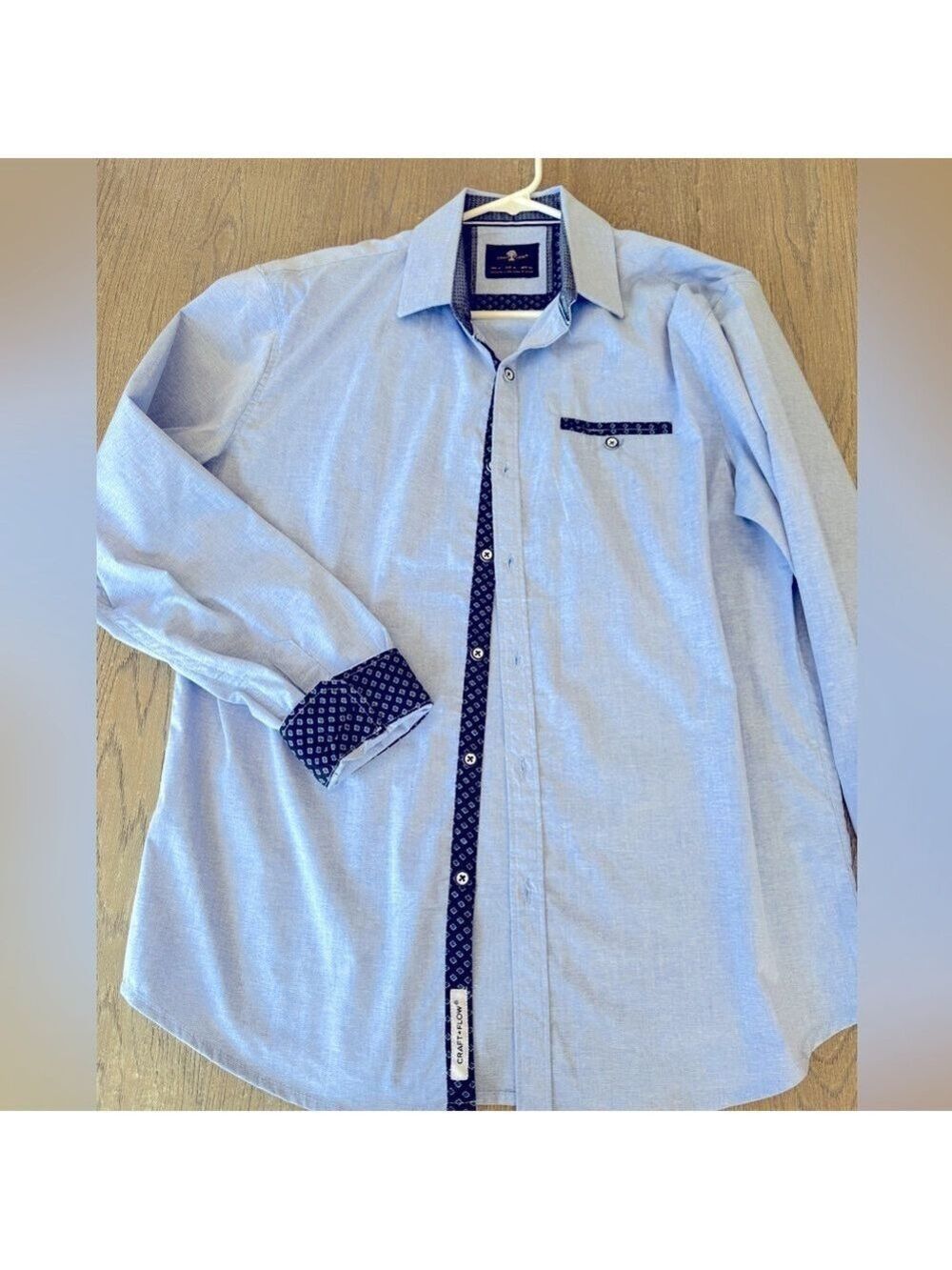Men's Blue Shirt by Croft and Flow. Medium